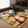 1PC Custom Name Girl In Rainbow Outfit Theme Floor Mat Ideal for Living Room, Game Rooms, Office, Bedroom,Floor Mat Playful Design10
