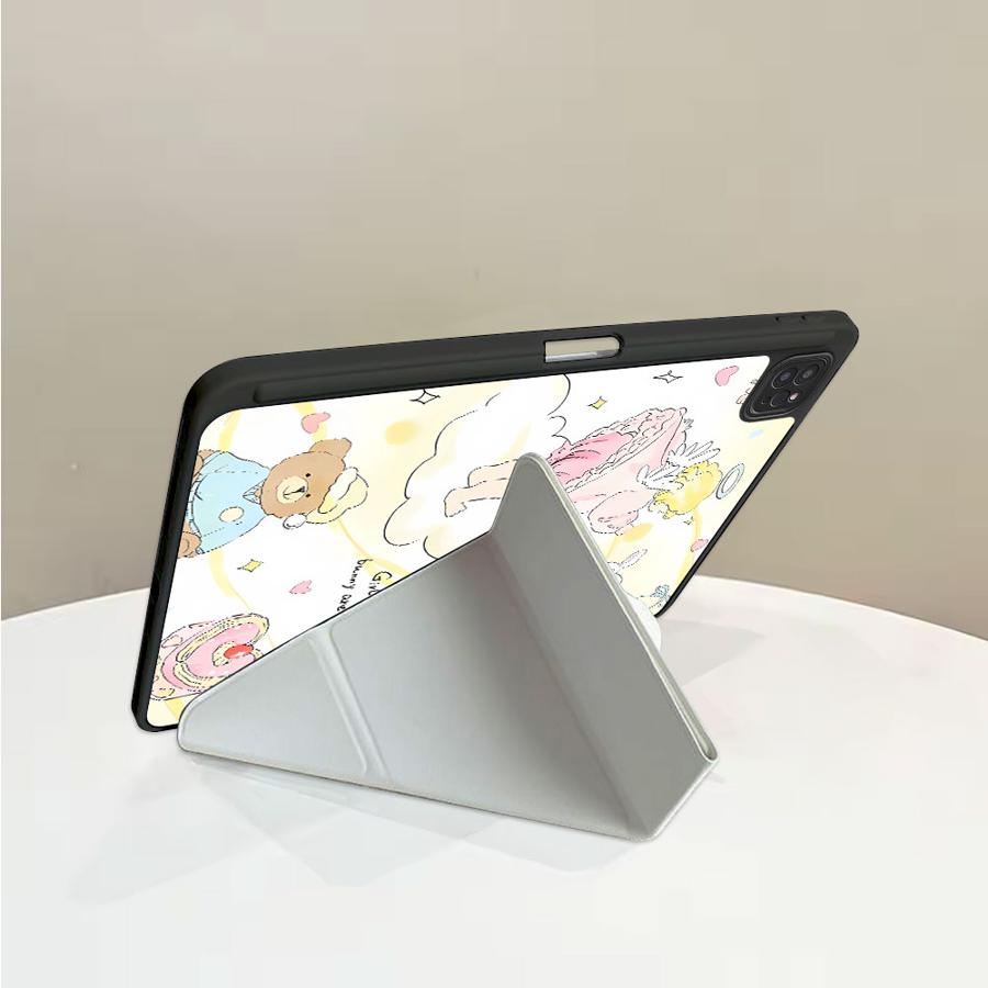 Очаровательный чехол-планшет Ангел для iPad Air 4 5 M3 M2 1 2 M4 11 дюймов Mini 6 7 Pro 2025 Pro 11-го 10-го 9-го 8-го 7-го 12,9 дюйма Держатель