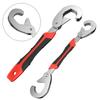 High Carbon Steel Adjustable Universal Wrench - Double Open End Multifunctional Spanner for Manual Hardware & Repair
