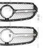 Решетка радиатора Mercedes-Benz GLC 2023-2024 X254 в стиле GT, сетчатая решетка бампера