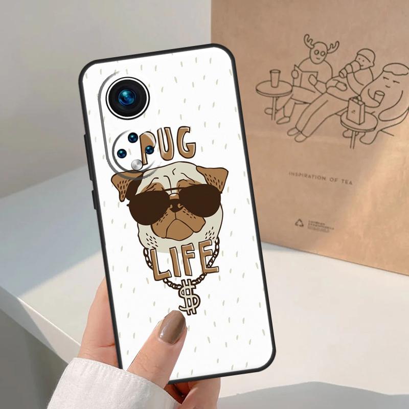 Забавный мультяшный мопс Для Honor Magic 8 7 6 5 Pro Чехол Для Honor X9d X9c X9b X9a X8c X8b Win 200 400 50 70 90 Lite