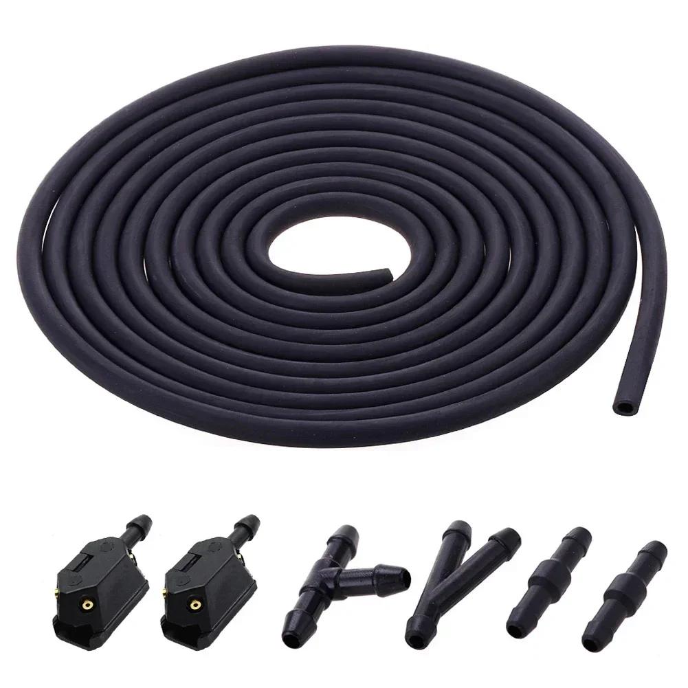 5M/1M Трубка для дворников автомобиля Трубка для стеклоомывателя с 30/3 шт. Т/Y/I-образными разветвителями Соединитель шланга омывателя лобового стекла Лобовое стекло