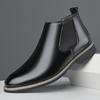 Hot-selling Plus-size Men's Chelsea Boots 2025 Spring and Autumn Polished Men's Boots Fashionable Retro British Martin Boots