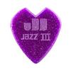 Jim Dunlop Kirk Hammett Jazz III Purple Sparkle Фирменный набор из 24 медиаторов,
