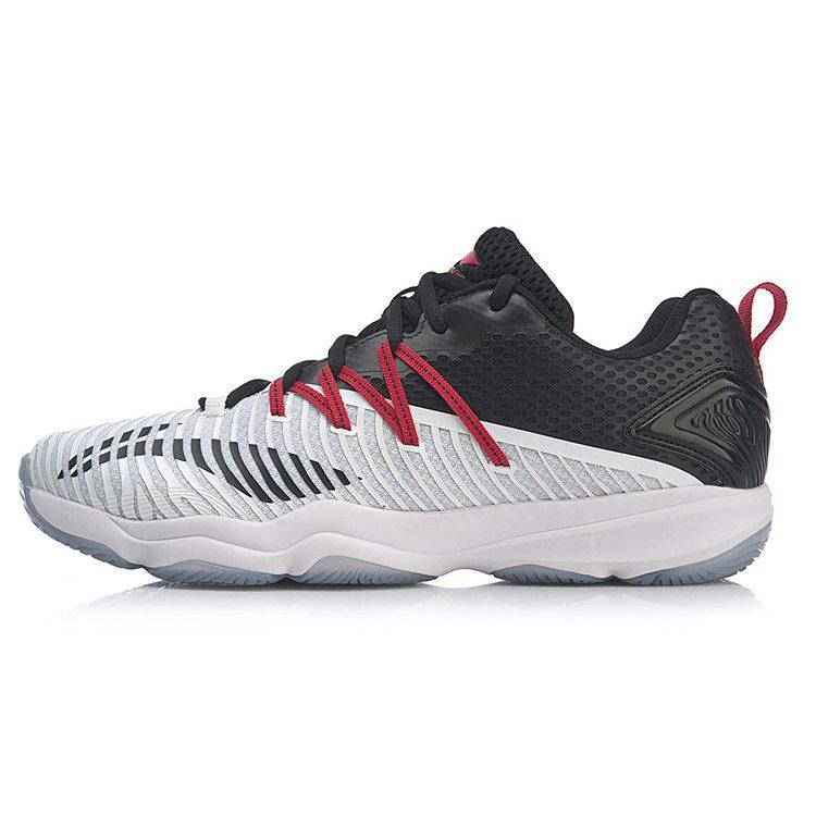 Li Ning RangerTD Нескользящие Износостойкие Поддерживающие Низкие Бадминтонные Кроссовки Унисекс Черные AYTP015-2