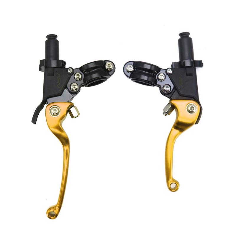 Alconstar Pair of Motorbike Handle CNC Moto Plating Colorful Brake Clutch For CRF KLX YZF RMZ Dirt Bike