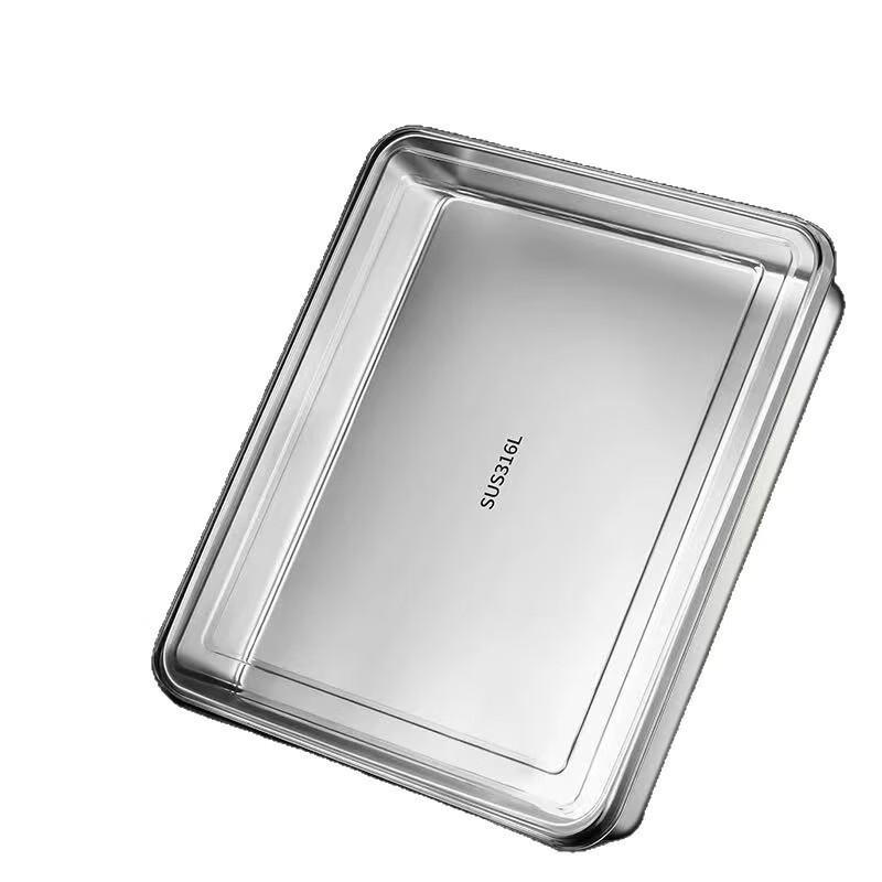 ZISIZ Rectangular Glass Tiramisu Baking Dish Set with Lids