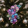 Yousheng Suncatcher Acrylic Stained Glass Effect Butterfly/Dragonfly/Fairy Ornament Window Hanging Decor Holiday Gift for Women Mom Grandma