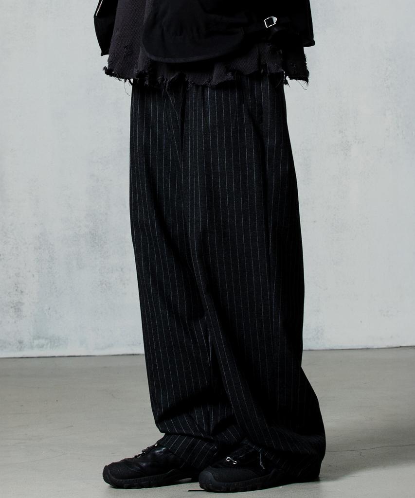 AREUBAN Shadow Pinstripe Trousers_Shadow Charcoal