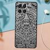 Mayan Calendar Wood Pattern For Samsung Galaxy M53 M33 M11 M21 M31 M12 M13 M14 M15 M35 M34 M54 M32 M52 M06 M16 M55 Case
