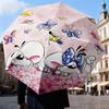 Diddl Любовь и Дружба В Пастельном Зонт Складной зонт, автоматический зонт 8-реберный для Путешествий, кемпинга Использование Подарок на Хэллоуин Рождество