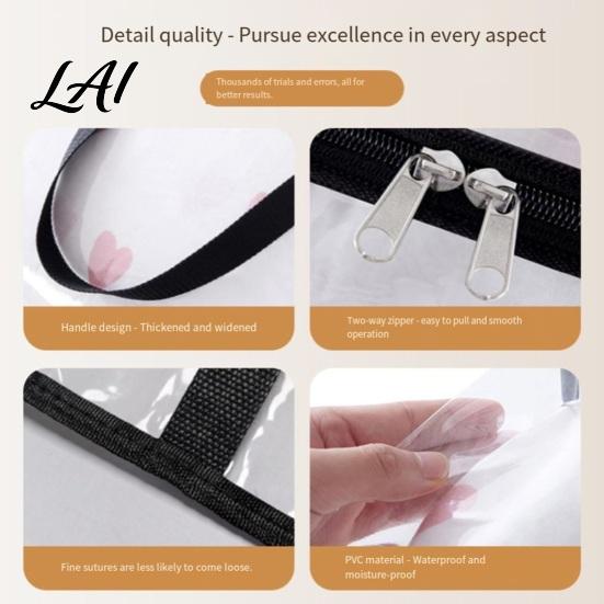 Moisture Proof Quilt Organizer Clear Clothes Storage Bag with Zipper 40L Capacity Reinforced Handles Moving Bag Under Bed for Comforters Foldable