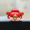 1/4 шт. Фигурка Бога Богатства Украшение для Монитора Компьютера Мультяшная Статуэтка Китайских Бессмертных Полимерная Скульптура Украшение на Приборную Панель Автомобиля