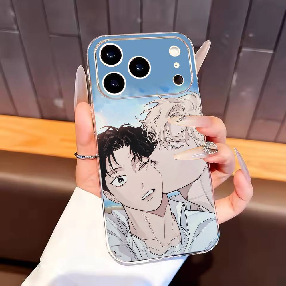 Чехол для телефона BL Manhwa R-розы и Шампанское для iPhone 17, 16, 15, 14, 13, 12, 11 Plus, Pro Max Мягкая прозрачная крышка