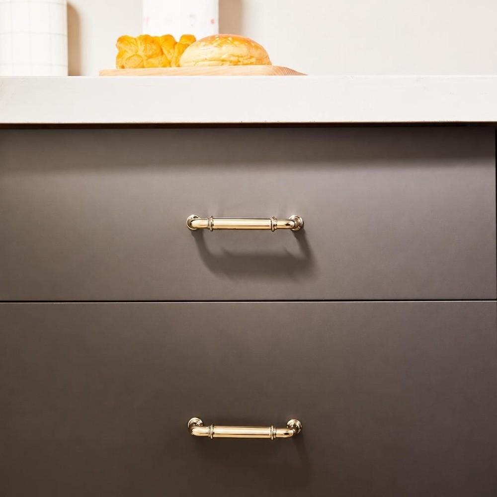 Solid Brass Cabinet Pulls Anti Rust Cabinet Knob Hardware Modern Drawer Handles Furniture Cabinets