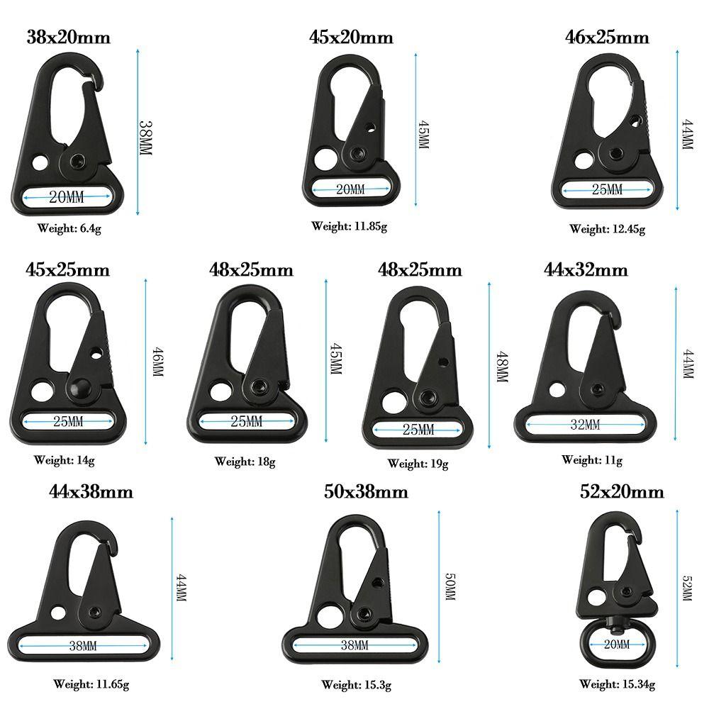 10Sizes Outdoor Hanging Carabiner Outdoor Belt Carabiner Strap Buckle Eagle Mouth Buckle Eagle Hook