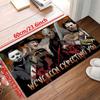 VIKAMA Horror Anime Area Rug Horrifying Movie Character Floor Mat Indoor and Outdoor Entrance Carpet Halloween Home Decoration