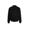 Polo FW21 Logo Embroidered Solid Color Zip Collar Jacket Men Jacket Black 710776849-002