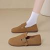 Модные женские туфли с круглым носком, повседневные женские туфли, универсальные осенние мягкие туфли на плоской подошве, мокасины в стиле ретро, удобные туфли для женщин