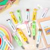 Kawaii Utility Knife Mini Cute Cartoon Letter Open Small Kawaii Box Cutter Portable Stationery Knife Office Accessories