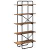 Bookshelf 5 Tiers 60 x 35 x 175.5 cm PB Oak