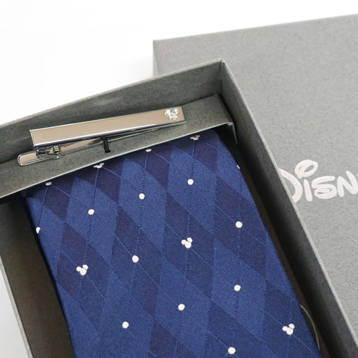 Галстук Микки Маус зажим для галстука DN906555 темно-синий галстук булавка подарок [Disney] & & Wa-08