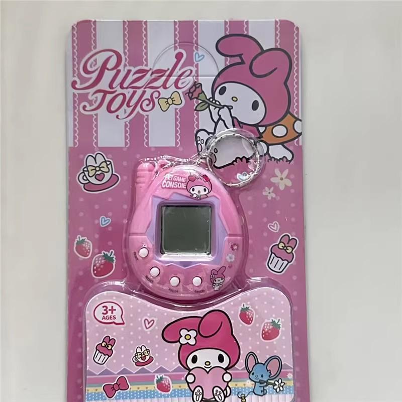 Hello Kitty Игровая консоль для питомцев Брелок-подвеска Шармы для рюкзака Брелок-подвеска Аксессуары Подарок на вечеринку Многофункциональный брелок