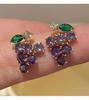 2026 New Purple Grape Earrings