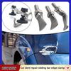3Pcs Pliers Tips Sheet Metal Car Door Body Edge Crimp Plier Head Replacement Car Dent Repair Sliding Bar Edge Clamp Accessories