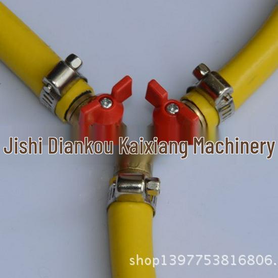 Gas Y-Type Three-Way Valve, 10mm Pipe Distribution Switch, Liquefied Gas Barb Tip Valve