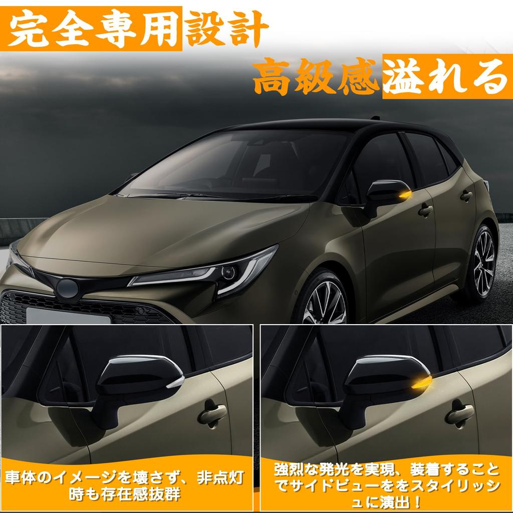 Светодиодные поворотники в боковые зеркала GemPro, совместимые с Toyota Yaris Corolla Sienta 170 Sienta 10 GR Corolla Corolla New Aqua 10 Yaris Spade 140
