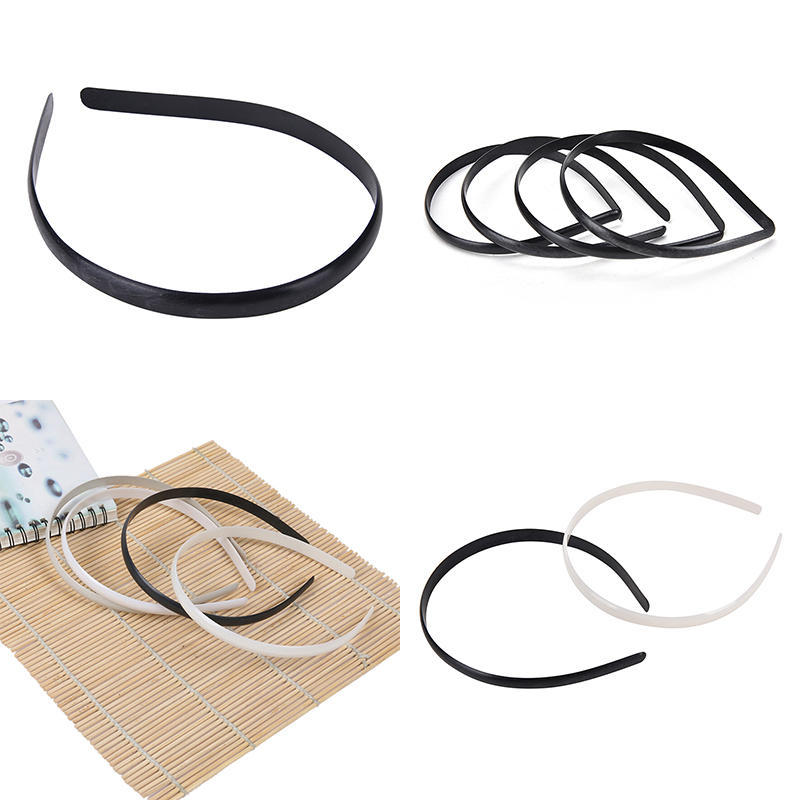 10 шт./компл. пластиковая резинка для волос без зубов детский аксессуар для волос сделай сам 2 цвета