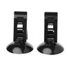 1 Pair Universal Car Windshield Parking Card Ticket Holder Clip Organizer w/Suction