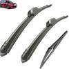 For Citroen Saxo 1999-2003 Front and Rear Wiper Blades Brush 20 + 18 + 14 Saxo Wipers
