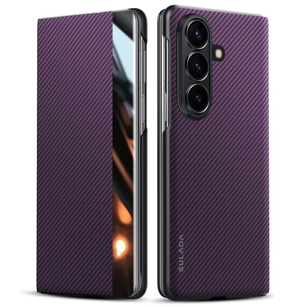 SULADA For Samsung Galaxy Z Fold7 5G Case View Window Leather Phone Cover with Auto Wake/Sleep