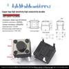 Waterproof Micro Tactile Switch, 4-Pin, 6x6mm, SMD/Through-Hole, Side Press, Self-Locking