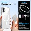 NORTHJO For iPhone 16 Magnetic Case PC + TPU Phone Cover Set with Front Screen Protector + Lens Film