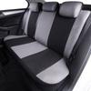 Универсальный полиэстеровый комплект чехлов для автомобильных сидений, автомобильная однотонная ткань, двухцветные аксессуары для салона автомобиля, автокресла