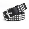 European And American Square Bead Rivet Belt Metal Pyramid Belt Men'S And Women'S Belt Punk Hardware Jeans Belt