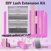 404 Clusters Large-Capacity Lower Eyelashes: DIY Mixed Small Devil Single Cluster False Lashes
