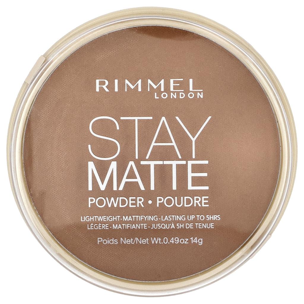 Stay Matte, Lightweight-Mattifying Powder, 025 Toffee, 0.49 Oz (14 G)