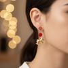 Модные украшения Новогодние серьги-лошадки Серьги-капли в китайском стиле с талисманом лошади Женские
