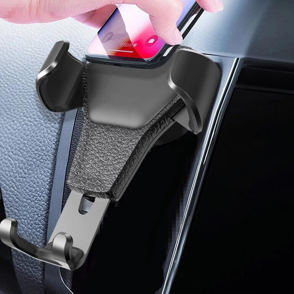 Universal Gravity Auto Phone Holder Car Air Vent Clip Mount Mobile Phone Holder CellPhone Stand Support For iPhone For Samsung
