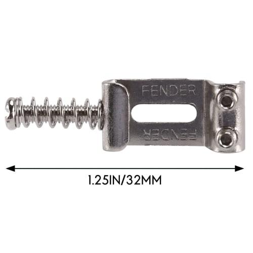 Ahvqevn Guitar Bridge Saddle Roller Tremolo for Fender Stratocaster Telecaster Electric Guitar Accessories Silver