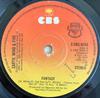7-дюймовая пластинка EARTH WIND FIRE Фэнтези SCBS6056 CBS 1979 Великобритания SoulFunk Б/у