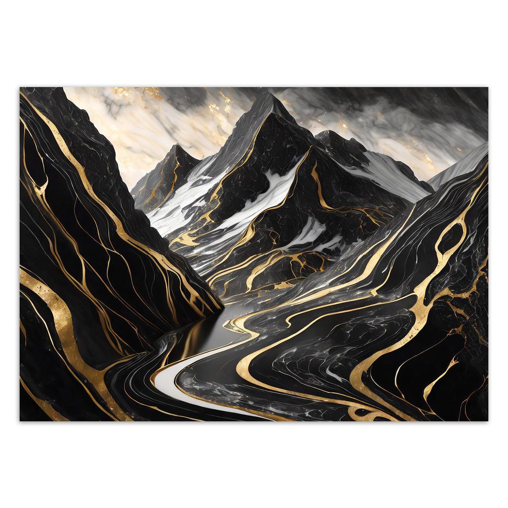Wallpaper Mountains Abstraction Glamour