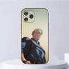 Чехол для телефона Кэнто Нанами для iPhone15,14,13,12,11,Pro,Max,Plus,Mini,X,XS,XR,8,7,6,S,Plus,SE Мягкий черный чехол