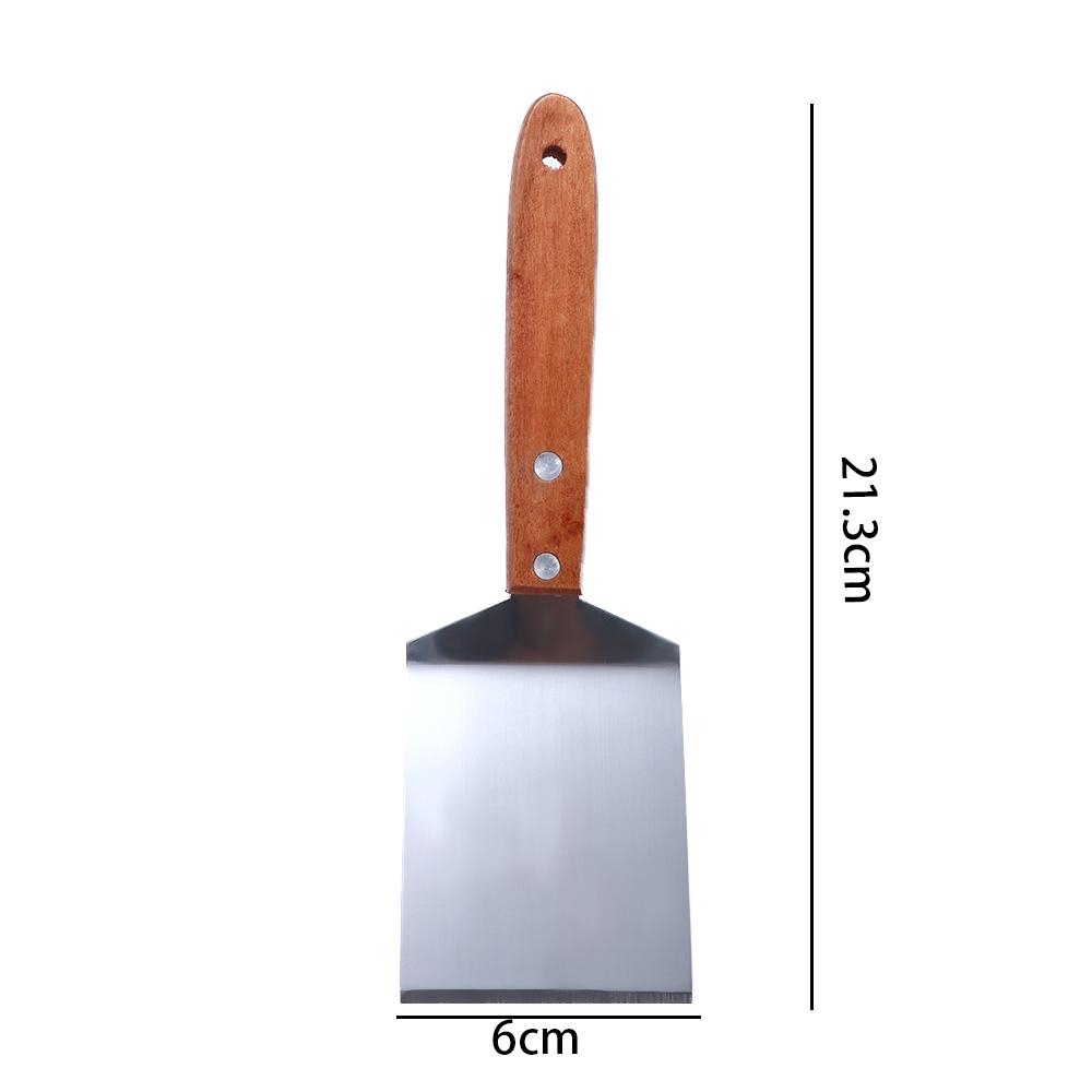 Handle Cooking Utensil Fried Baking BBQ Shovel Cooking Turner Kitchen Accessories Fish Spatula