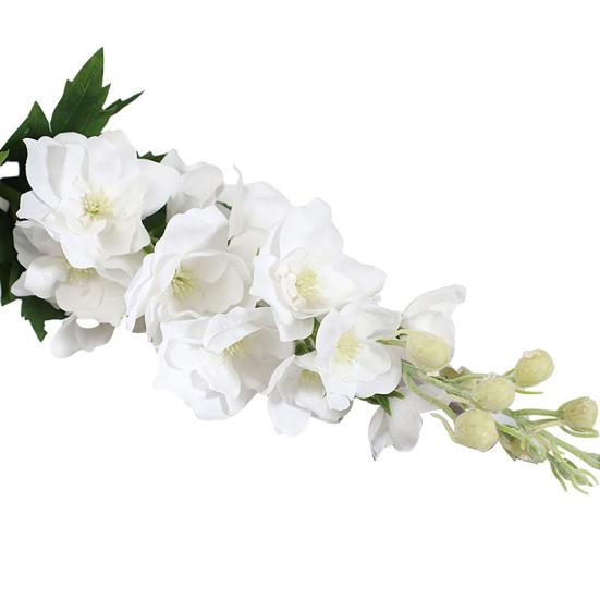 Artificial Flowers Adjustable Plastic Branches Silk Cloth Petals Realistic Violet Design Imitation Flower Wedding Halls Home Decor