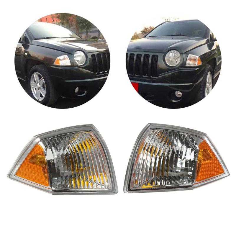 Подходит для Jeep Compass 2007-2010 Корпус указателя поворота бокового зеркала ABS Корпус указателя поворота бокового зеркала